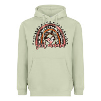 Matcha girl mama western leopard rainbow Heavyweight Hoodie - JahusDesignShop
