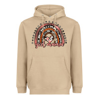 Mushroom girl mama western leopard rainbow Heavyweight Hoodie - JahusDesignShop