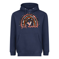 Navy girl mama western leopard rainbow Heavyweight Hoodie - JahusDesignShop