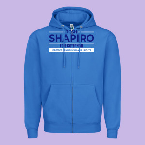 Josh Shapiro For Governor Zipper Hoodie Designed By Maiphamdesign