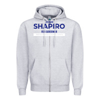 Heather Grey josh shapiro for governor Zipper Hoodie - maiPhamDesign