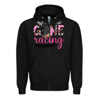 Black gone racing Zipper Hoodie - JahusDesignShop