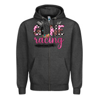 Charcoal Heather gone racing Zipper Hoodie - JahusDesignShop