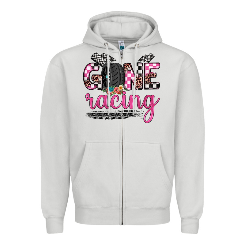 Gone Racing Zipper Hoodie by JahusDesignShop | Teevron