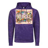 Cloud Purple Easter Nurse Vintage Hoodie - LillyAllenDesigns