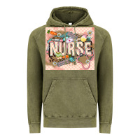 Vintage Olive Easter Nurse Vintage Hoodie - LillyAllenDesigns