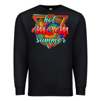 Black hot mom summer Premium Sweatshirt - JahusDesignShop