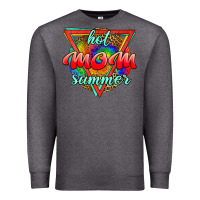 Charcoal Heather hot mom summer Premium Sweatshirt - JahusDesignShop