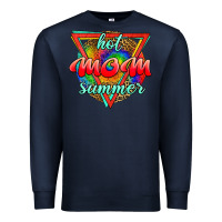 Navy hot mom summer Premium Sweatshirt - JahusDesignShop