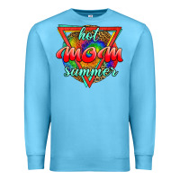 Ocean Blue hot mom summer Premium Sweatshirt - JahusDesignShop