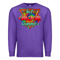 Purple hot mom summer Premium Sweatshirt - JahusDesignShop