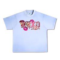 Grape Ice Valentine's Day Pig Xoxo Urban Heavy Tee - FaDigitalArtStudio