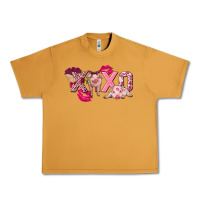 Peanut Butter Valentine's Day Pig Xoxo Urban Heavy Tee - FaDigitalArtStudio