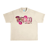 Sandshell Valentine's Day Pig Xoxo Urban Heavy Tee - FaDigitalArtStudio