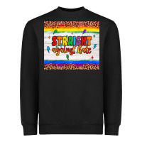 Black straight against hate tumbler Heavyweight Sweatshirt - JahusDesignShop