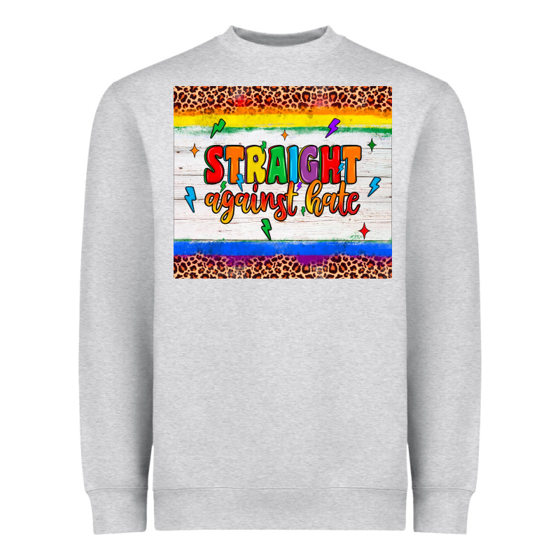 Straight Against Hate Tumbler Heavyweight Sweatshirt by JahusDesignShop | Teevron
