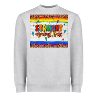 Heather Grey straight against hate tumbler Heavyweight Sweatshirt - JahusDesignShop