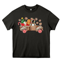 Asphalt christmas gingerbread truck Heavy Core Tee - CowGirlArtShop
