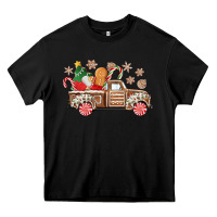 Black christmas gingerbread truck Heavy Core Tee - CowGirlArtShop