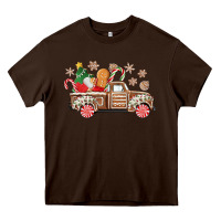 Christmas Gingerbread Truck Heavy Core Tee | Teevron