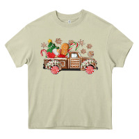 Mossy christmas gingerbread truck Heavy Core Tee - CowGirlArtShop