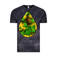 Cloud Black st.patrick's teardrop earrings Vintage Tee - FaDigitalArtStudio
