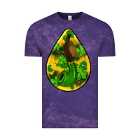Cloud Purple st.patrick's teardrop earrings Vintage Tee - FaDigitalArtStudio