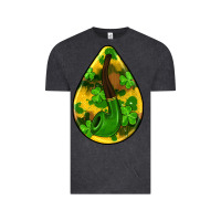 Vintage Black st.patrick's teardrop earrings Vintage Tee - FaDigitalArtStudio