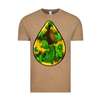 Vintage Coffee st.patrick's teardrop earrings Vintage Tee - FaDigitalArtStudio