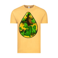 Vintage Mustard st.patrick's teardrop earrings Vintage Tee - FaDigitalArtStudio