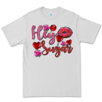 Hey Sugar With Lips And Candies Olivia Premium Tee | Teevron