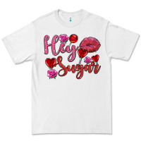 White hey sugar with lips and candies olivia Premium Tee - OliviaCreatesArt