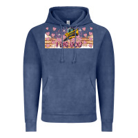 Vintage Denim I Dig You Valentine 16oz Vintage Hoodie - CowhideDigitalArt