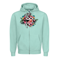 Seafoam race lip Zipper Hoodie - JahusDesignShop