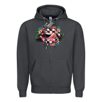 Smoke race lip Zipper Hoodie - JahusDesignShop