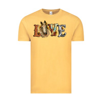 Vintage Mustard love horse sunflower Vintage Tee - RanaPortraitStore