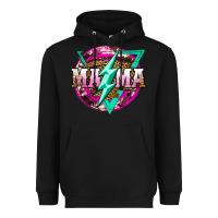 Black mama life and thunderbolt Heavyweight Hoodie - JahusDesignShop