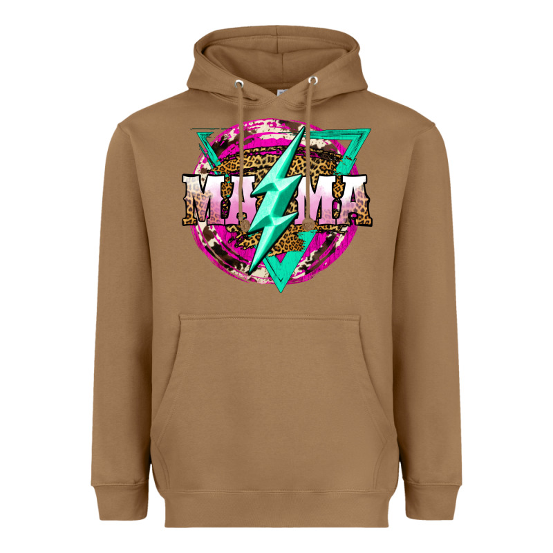 Mama Life And Thunderbolt Heavyweight Hoodie by JahusDesignShop | Teevron