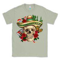 Matcha Di de los muertos with roses Mexico Classic Tee - HowdyJamesFarm