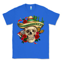 True Royal Di de los muertos with roses Mexico Classic Tee - HowdyJamesFarm