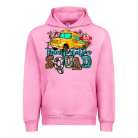 Fuchsia Pink transportation squad school bus Urban Hoodie - Jasminsmagicworld