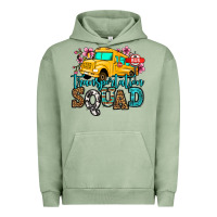 Pigment Oil Green transportation squad school bus Urban Hoodie - Jasminsmagicworld