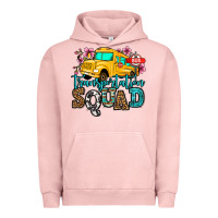 Pigment Salmon transportation squad school bus Urban Hoodie - Jasminsmagicworld