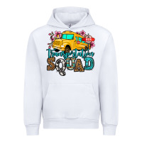 White transportation squad school bus Urban Hoodie - Jasminsmagicworld