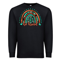 Black be kind western turquoise rainbow Premium Sweatshirt - JahusDesignShop