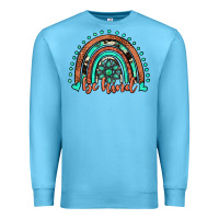 Ocean Blue be kind western turquoise rainbow Premium Sweatshirt - JahusDesignShop