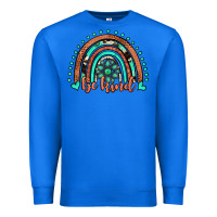 True Royal be kind western turquoise rainbow Premium Sweatshirt - JahusDesignShop