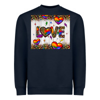 Navy love hearts pride tumbler Heavyweight Sweatshirt - JahusDesignShop