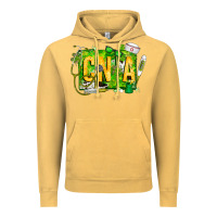 Vintage Mustard St. Patricks Day Cna Vintage Hoodie - CowhideDigitalArt