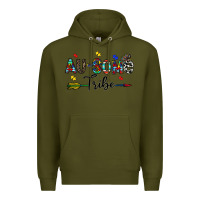 Army Green au some tribe Premium Hoodie - CowhideDigitalArt